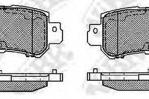 Колодки гальмівні NIBK PN25001 MAZDA CX-5 (KE, GH)