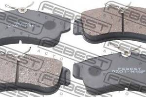 КОЛОДКИ ТОРМОЗНЫЕ ПЕРЕДНИЕ (NISSAN PRIMERA P11 1996-2001) FEBEST 0201N16F на NISSAN PRIMERA (P10)