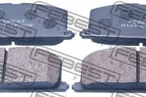 КОЛОДКИ ТОРМОЗНЫЕ ПЕРЕДНИЕ (TOYOTA COROLLA AE10#CE10#EE10# 1991-2002) FEBEST 0101CE105F на TOYOTA STARLET (_P8_)