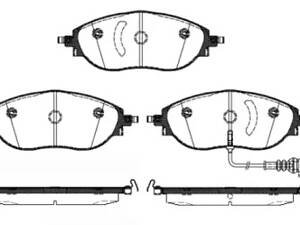 Колодки тормозные, передние, AUDI A3 (8V1) / Sportback (8VA) (04/12-)