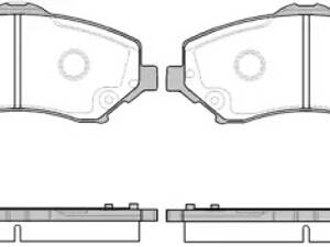 Колодки тормозные, передние, CHRYSLER VOYAGER/GRAND VOYAGER V (RT) (10/07-)