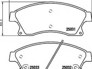 Колодки гальмівні TEXTAR 2503101 на OPEL ASTRA J Sports Tourer