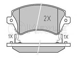 Колодки гальмівні TOYOTA COROLLA (CDE12_, ZZE12_, NDE12_, ZDE12_) COROLLA Combi (_E12J_, _E12T_) COROLLA седан (_E12J_,