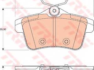 Колодки гальмівні TRW GDB1828 CITROËN C4 II (B7)