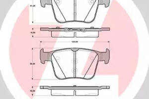 Колодки тормозные задние, AUDI A3, Q2, TT; SEAT Ateca, Leon, Tarraco; SKODA Kodiaq, Superb III; VW Arteon, Golf VII, Pas