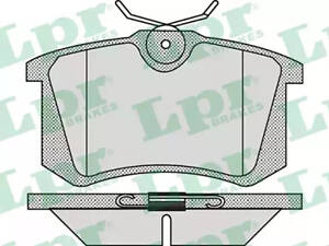 Колодки задні, 1.6/2.0HDI 02- (тип Lucas)