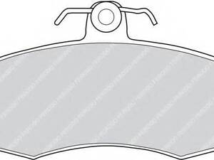 Колодки гальмівні дискові, комплект FERODO FDB527 на LADA CARLOTA (2108, 2109, 2115)