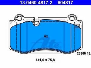 Колодки гальмівні (передні) MB E-class (W211) 05-09S-class (W221) 05-13 (Brembo) ATE 13046048172 на MERCEDES-BENZ S-CLAS
