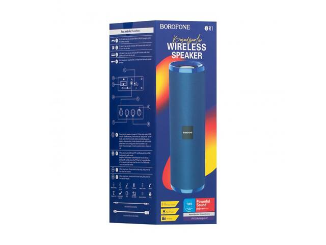 Колонка Borofone BR1 Синій - Фото 2