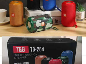 Колонка C 67916 / TG 264 (40) bluetooth, від акумулятора, micro USB, TF-картка, usb-слот, AUX-роз’єм, в коробці, ВИДАЄТЬСЯ ТІЛЬКИ МІКС ВИДІВ