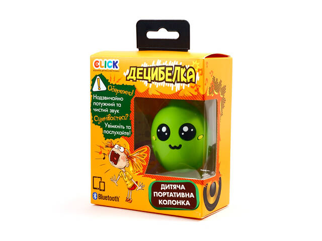 Колонка дитяча CLICK 'Децибелка' портативна 3Вт (лайм) - Фото 6