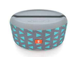 Колонка F22 Bluetooth 4.1 до 10m, 2х4W, 4Ω, 1200mAh, ≥90dB, TF card/USB, DC 5V, Blue-grey