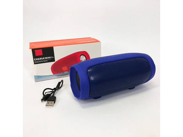 Колонка портативная акустическая система Charge Mini E3 (аналог). Цвет: синий - Фото 2