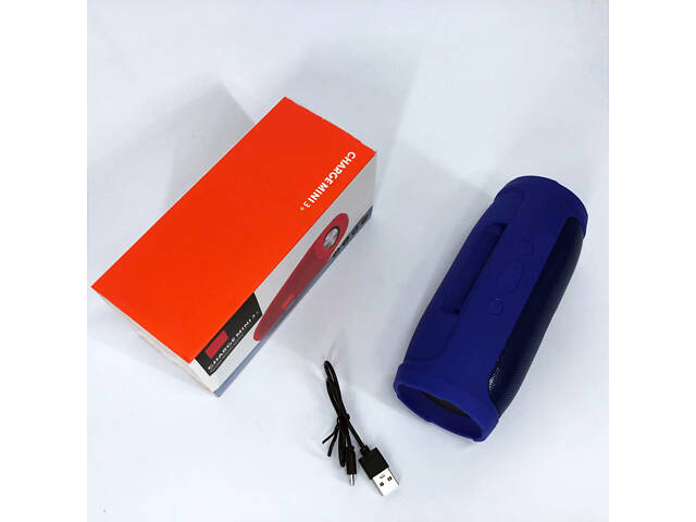 Колонка портативная акустическая система Charge Mini E3 (аналог). Цвет: синий - Фото 5