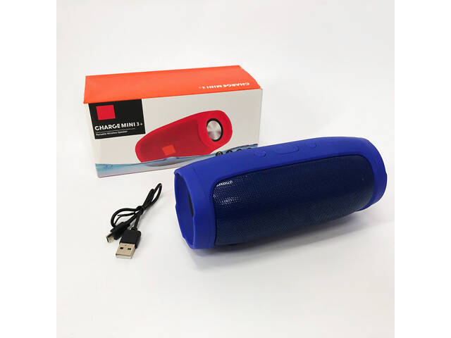 Колонка портативная акустическая система Charge Mini E3 (аналог). Цвет: синий - Фото 6