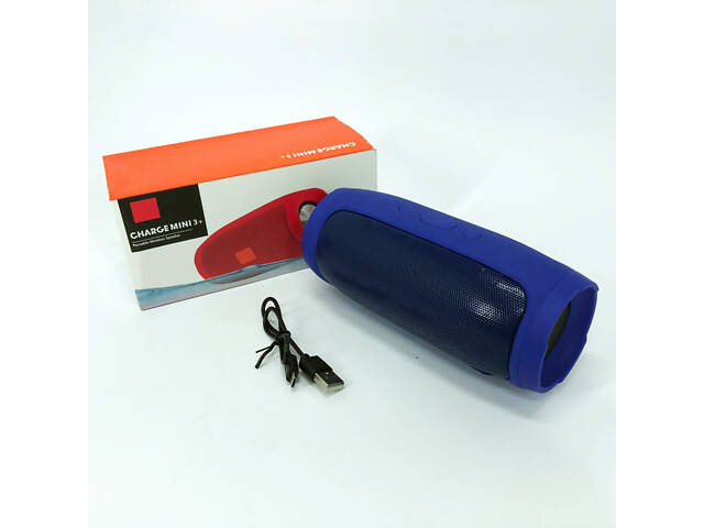 Колонка портативная акустическая система Charge Mini E3 (аналог). Цвет: синий - Фото 10