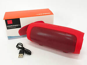 Колонка портативная акустическая система Charge Mini E3 (аналог). Цвет: красный