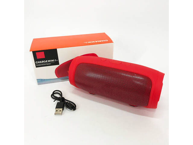 Колонка портативная акустическая система Charge Mini E3 (аналог). Цвет: красный - Фото 1