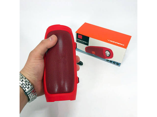 Колонка портативная акустическая система Charge Mini E3 (аналог). Цвет: красный - Фото 5