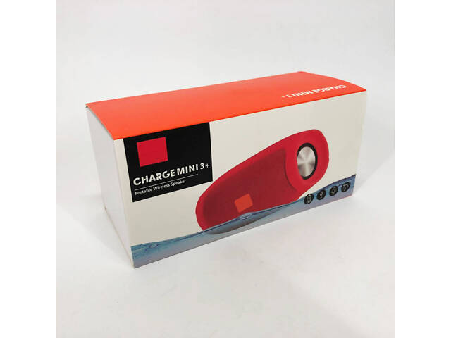 Колонка портативная акустическая система Charge Mini E3 (аналог). Цвет: красный - Фото 6