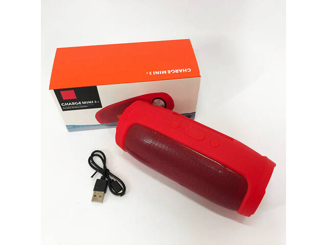 Колонка портативная акустическая система Charge Mini E3 (аналог). Цвет: красный - Фото 8