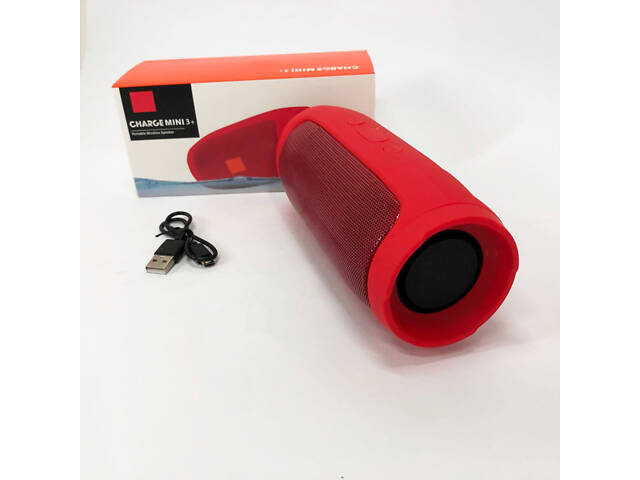 Колонка портативная акустическая система Charge Mini E3 (аналог). Цвет: красный - Фото 9
