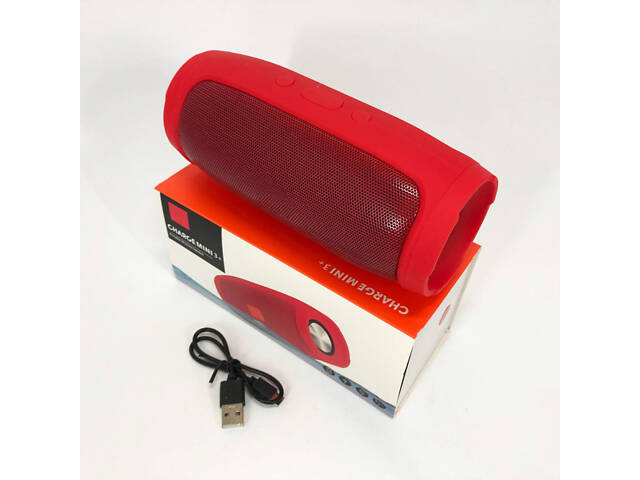 Колонка портативная акустическая система Charge Mini E3 (аналог). Цвет: красный - Фото 10