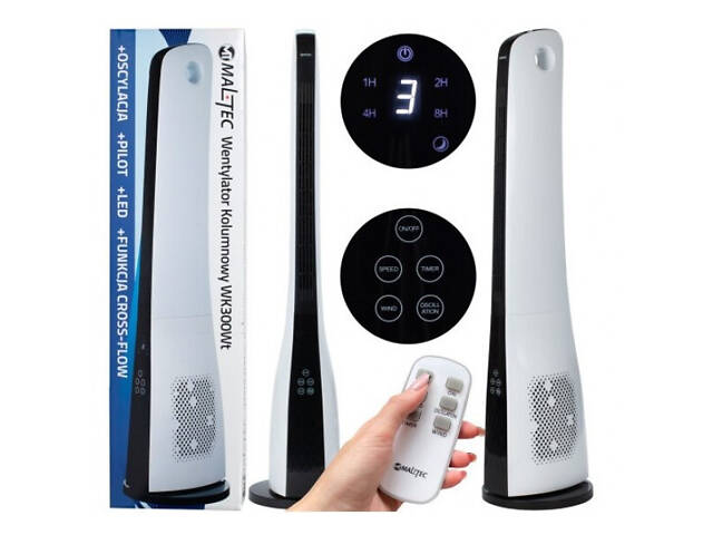 Колонний вентилятор Maltec WK300Wt+пульт - Фото 10