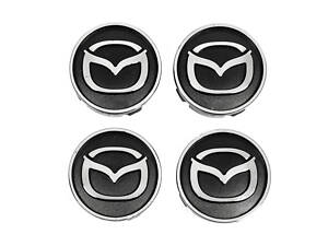Колпачки диски черные maz5955tur-bl (59мм на 55мм, 4 шт) для Тюнинг Mazda