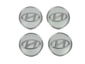 Колпачки диски серые hyun60tur-sir (59мм на 55мм, 4 шт) для Тюнинг Hyundai