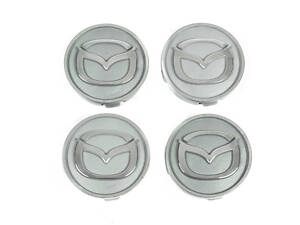Ковпачки диски сірі maz5955tur-sir (59мм на 55мм, 4 шт) для Тюнінг Mazda