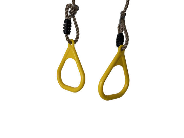 Кольца пластиковые на веревках для детской площадки WCG Акробатические кольца - Фото 3