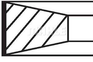 Кольца поршневые, 88-97 (2.5x2x4) +1,00mm