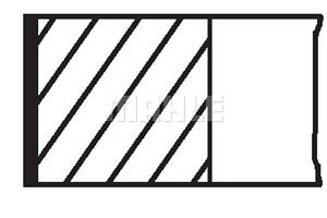 Кольца поршневые, CITROEN Xsara; OPEL Ascona, Astra, Calibra, Frontera, Kadett, Omega, Vectra, 2,0, 86-