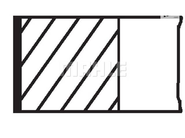 Кольца поршневые, FORD C-Max, Focus, Mondeo, S-Max; MAZDA 3, 6; VOLVO S40, S80, V50,V70, 2.0-2.3, 00-