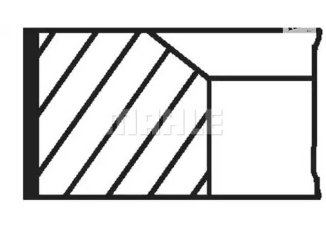 Кольца поршневые, OM601-602, 89.0mm, DB208-410