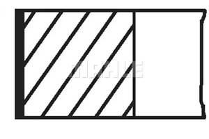 Кольца поршневые, VW Bora, Polo, Golf; SKODA Roomster, Fabia, Rapid, 1.2-1.6, 98-