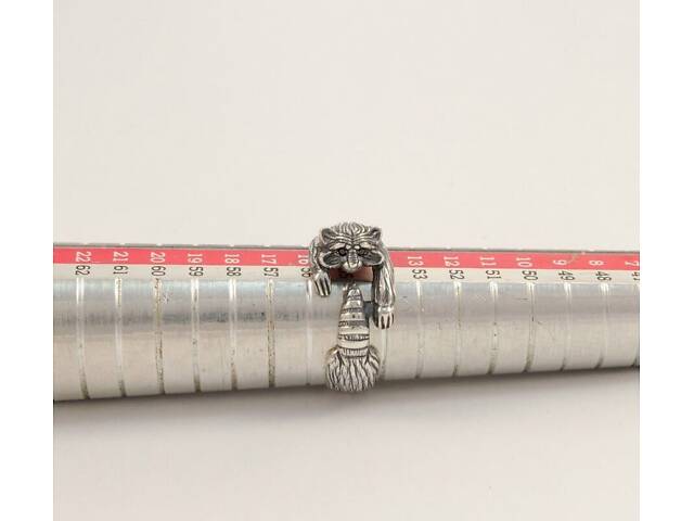 Кольцо енот Maxi Silver 6856 SE 15.5 - Фото 3