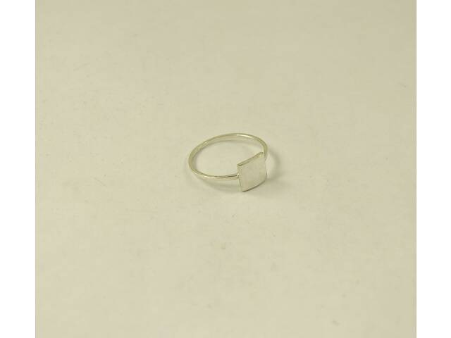 Кольцо минимализм с квадратом Maxi Silver 9056 SE 18.5 - Фото 2