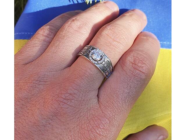 Кольцо спаси и сохрани Maxi Silver 5414 SE 18 - Фото 4