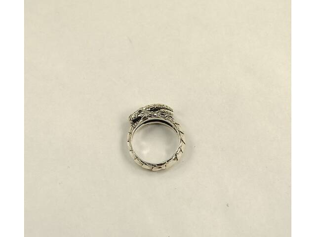 Кольцо уроборос Maxi Silver 8583 SE 22 - Фото 6