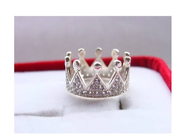 Кольцо в виде короны Maxi Silver 2932 SE 20.5 - Фото 2