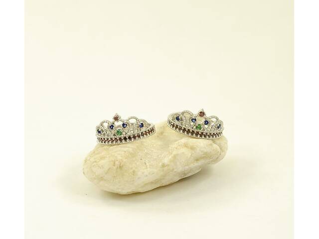 Кольцо в виде короны золотое Maxi Silver 3474 SE 22 - Фото 3