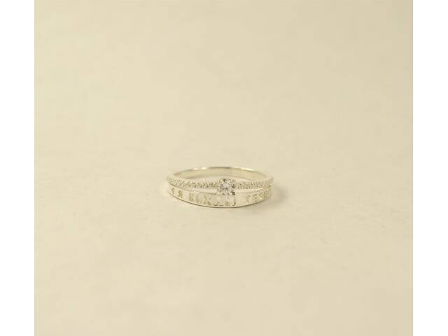 Кольцо я кохаю тебе Maxi Silver 9117 SE 19.5 - Фото 2