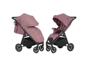 Коляска детская прогулочная Carrello Bravo Air CRL-5512 Crystal Pink розовая