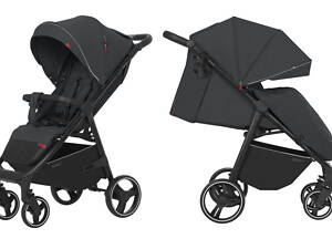 Коляска детская прогулочная Каррелло Браво CRL-8512 серая Carrello Bravo Serious Grey