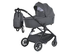 Коляска дитяча 2в1 ME 1126 GENESIS Asphalt Gray