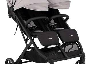 Коляска для дитини прогулянкова FreeON Active TWIN, сіра