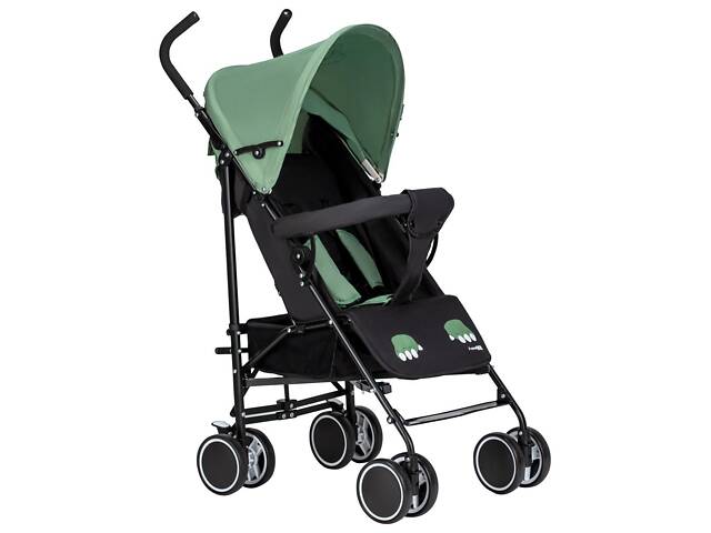 Коляска для дитини прогулянкова FreeON Simple, black - dark green - Фото 1