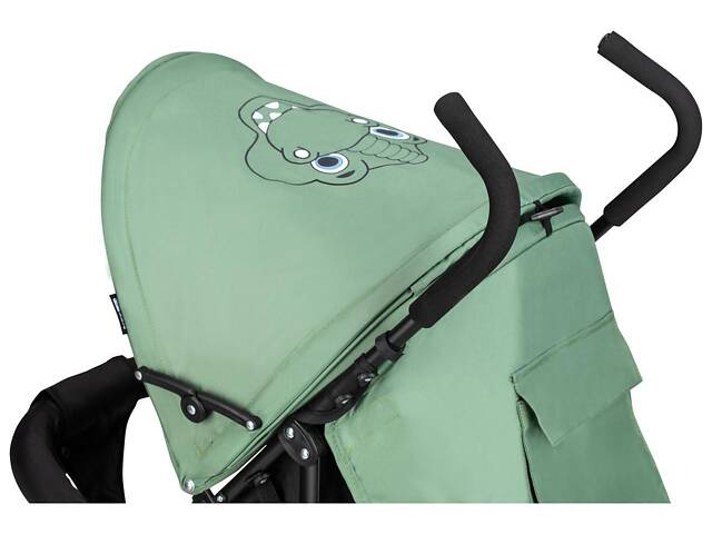 Коляска для дитини прогулянкова FreeON Simple, black - dark green - Фото 6